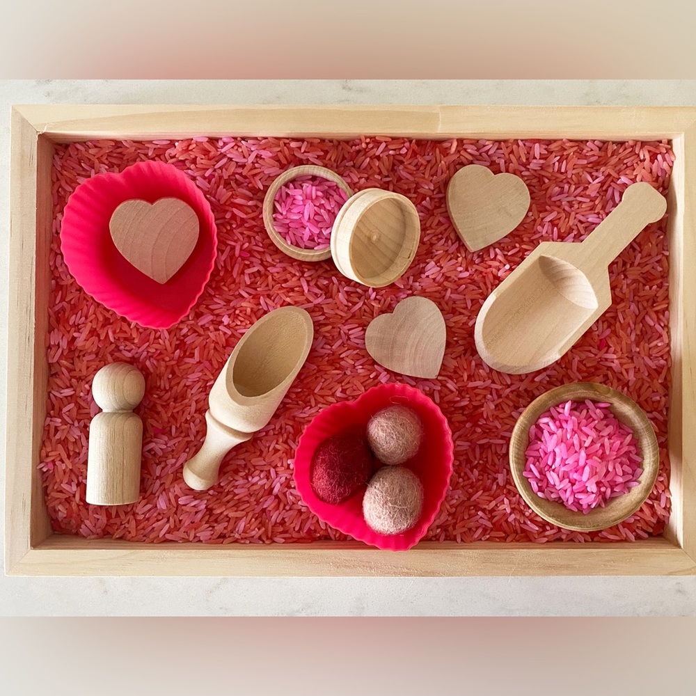 Valentine’s Day sensory kit